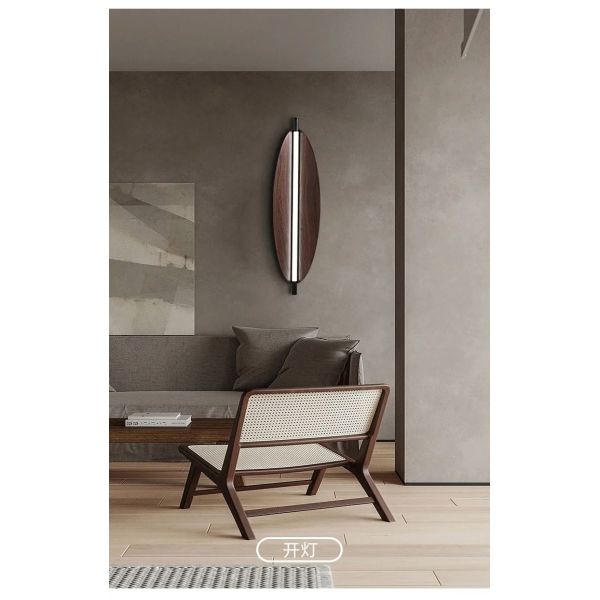 Bedside Stairway Corridor LED Light Long Strip Japanese Wood Grain wall lamp (WH-VR-137)