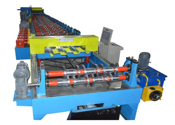 3kw K Span Concrete Floor Steel Roofing Roll Forming Machines Guarding