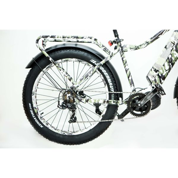 Shimano 7 Speed 1000W Mid Drive Motor Electric Bike 26 Inch for 2023 Fat Tire E Bikes