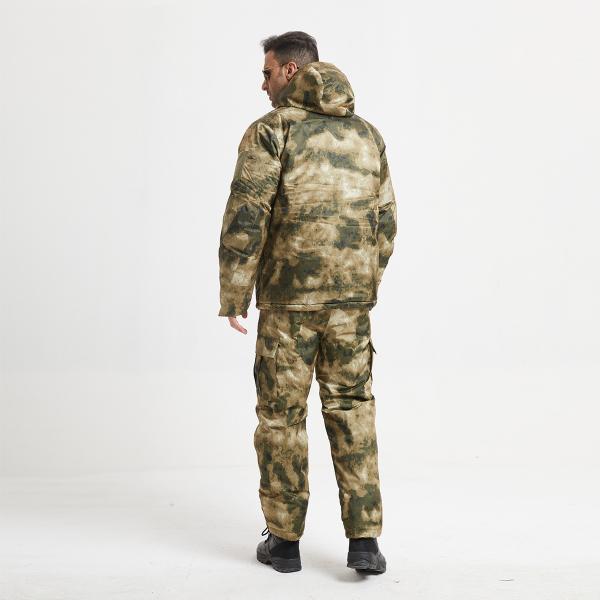 Winter Military Coat For Men And Women Regular Fit Green Zippered Long Sleeve Cotton Lined Jacket
