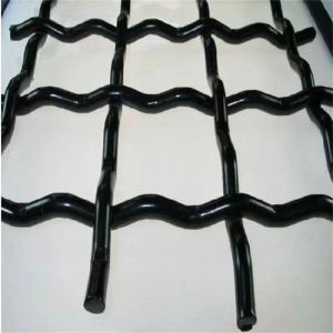 Corrosion Resistant Galvanized Crimped Wire Mesh with Square Hole and 1-30m Length