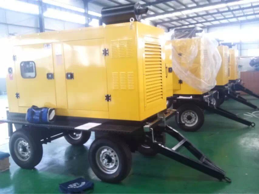 набор генератора молчаливого трейлера 200KW/250kva дизельный