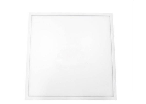 600mm Square Led Surface Panel Light , 36w Sliver Aluminum White Ceiling Lights 