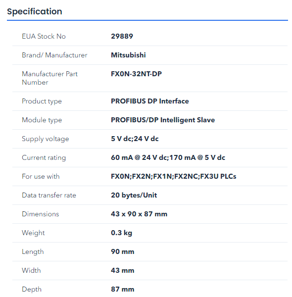 Original FX0N-32NT-DP MITSUBISHI PLC Model Low Price Details
