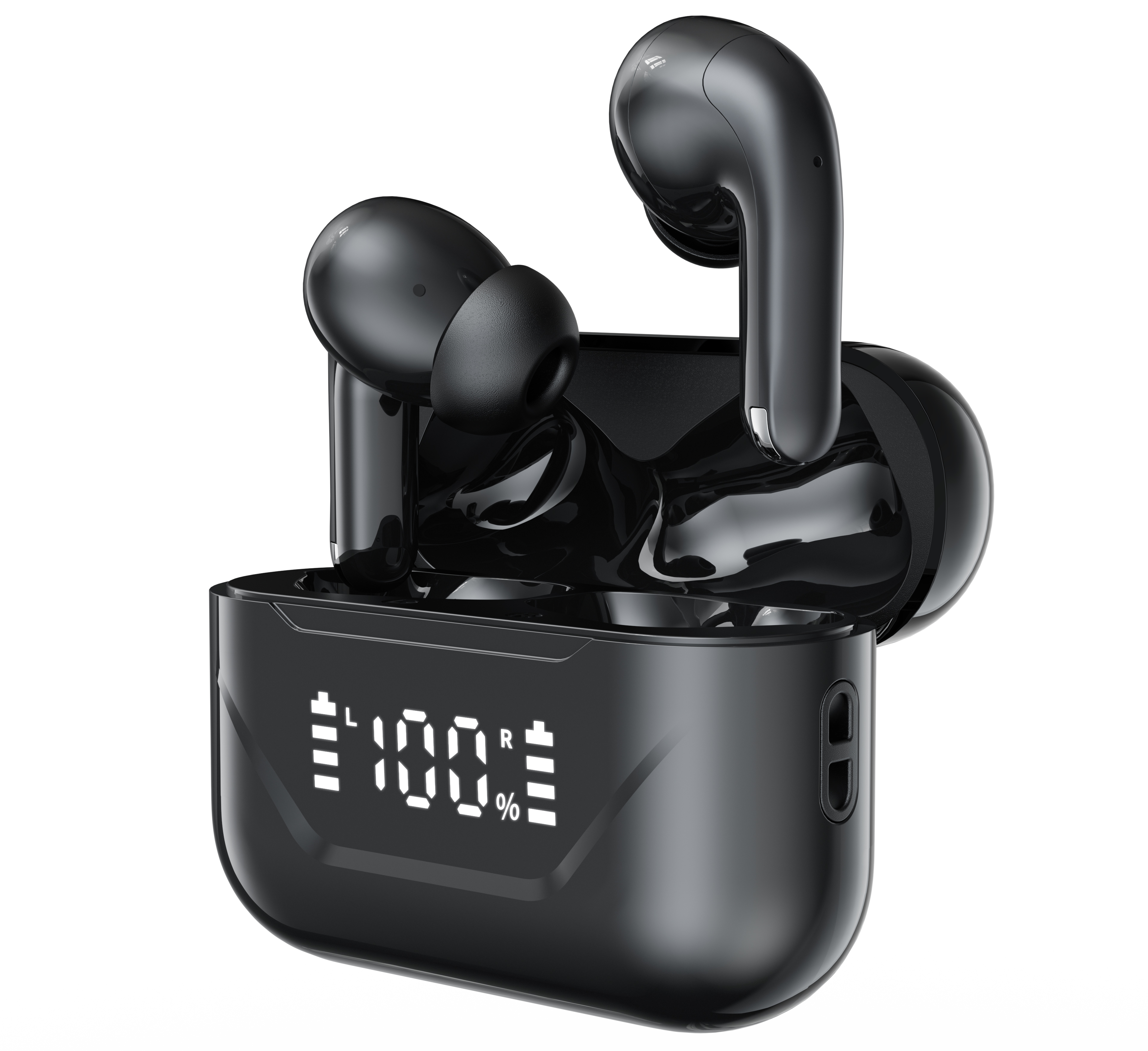 Wireless Earphones 5.3 Edition LED Battery Display ENC Call Noise Reduction True Wireless Stereo In Ear Earphones 360 ° Panoramic Stereo I5 Sweatproof Sports Running Fitness Suitable for Mobile Phones