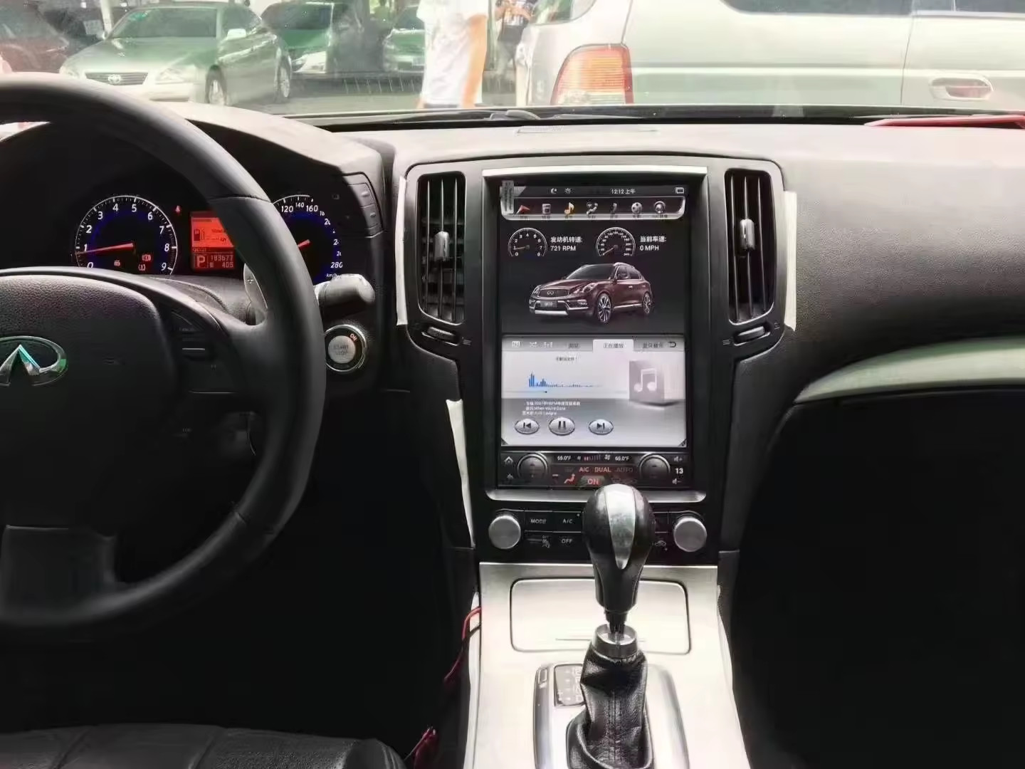 Цифровые автомобильные приборы для Infiniti FX35 Toyota Car Stereo Infotainment System