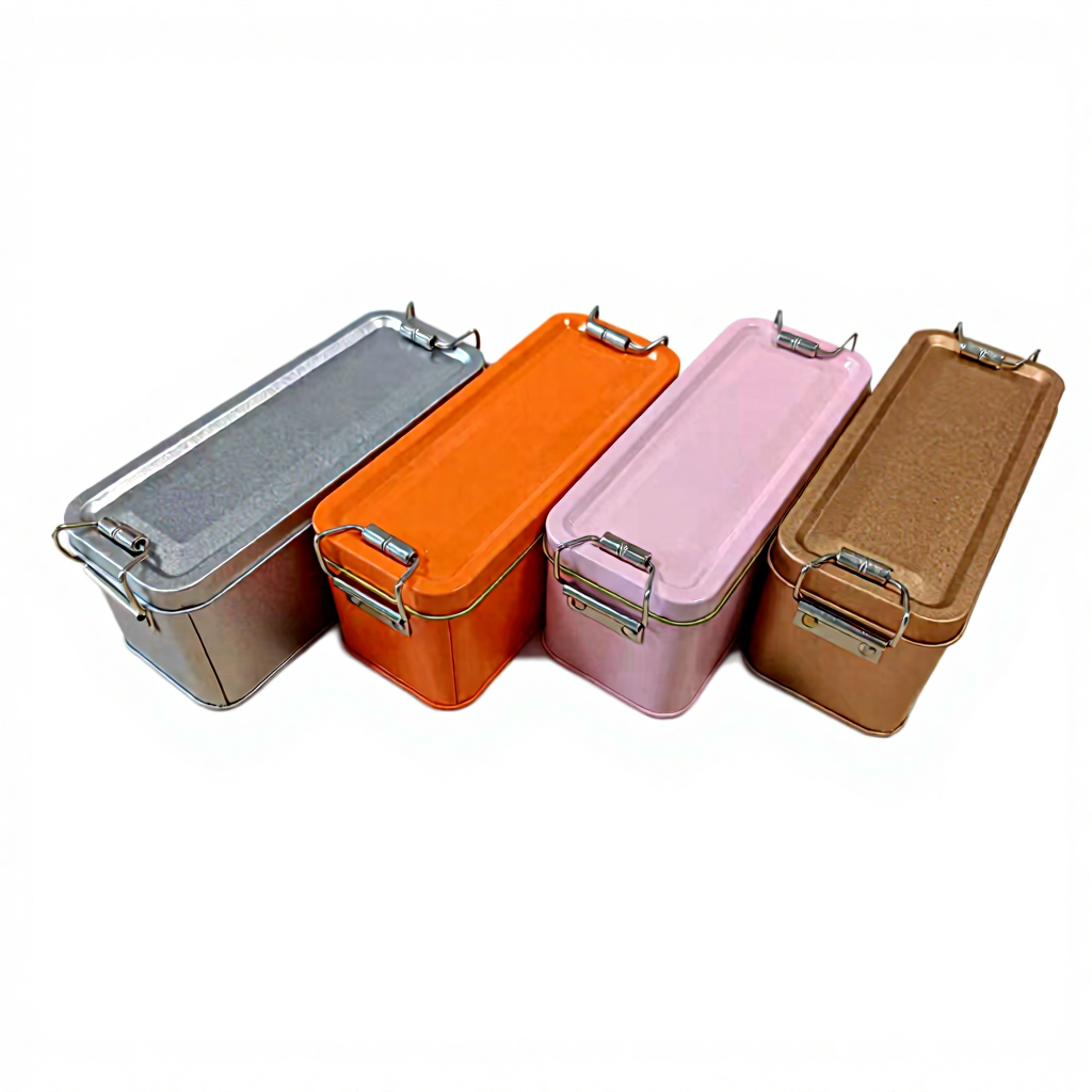 150x60x60mm Tiramisu Cake Tin Cans Metal Candy Dessert Fruit Tinplate Box