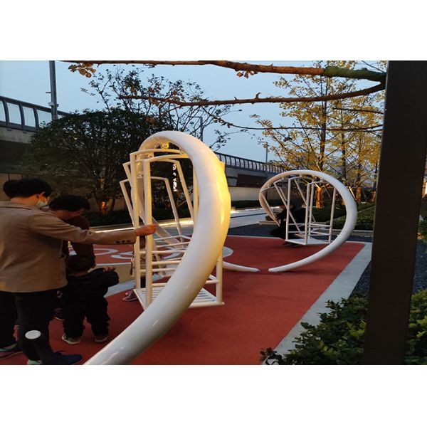 Business District Outdoor Playground Equipment Little Backyard Playground Structures