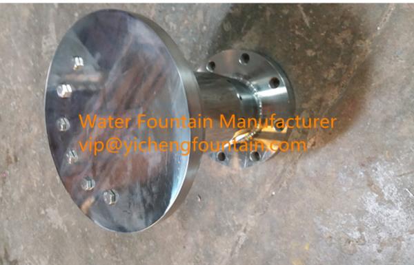 Flange Connection Fully SS304 Water Fountain Heads Water Screen Movie Jets