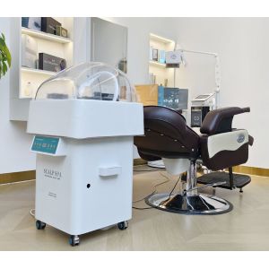 Salon Calming Fragrance Hair Spa Machine 1500W Hydrating Water Cycle Tech