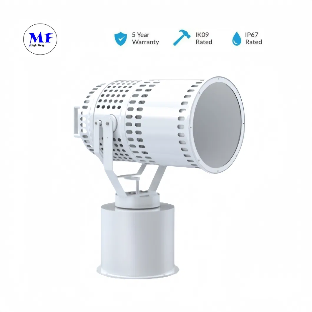 Luz de búsqueda y rescate LED marítima, resistente al agua y a la corrosión, IP66, acero inoxidable, rescate vital, prisión, buque de guerra, embarcación marina, expedición marítima