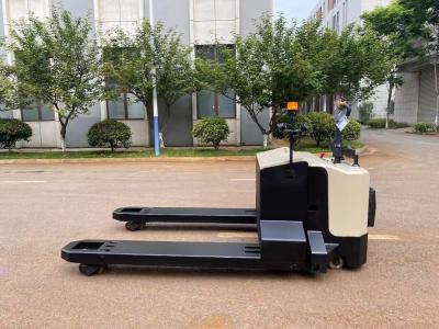 10000 kg Capacidade máxima de carga Caminhão de paletes elétricos com capacidade de bateria de 48V 300AH