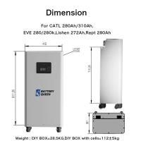 16 jogos estando 200A BMS Home Solar da bateria da VÉSPERA LF280K 51.2V 280ah DIY Lifepo4 dos PCes