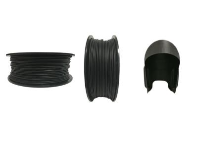 Black Carbon Fiber 3D Printer Filament , 3d Printing Filament 1.75mm 2.85mm