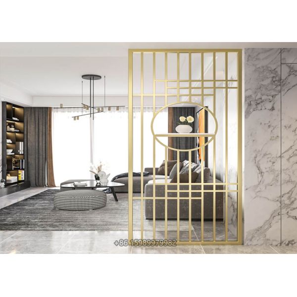 Wearproof Stainless Steel Room Divider Embossed For Living Room