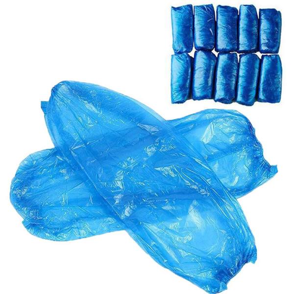 S&J Plastic Oversleeves Protector Durable Premium Disposable Arm/Sleeves Covers Waterproof High Quality Food Grade PE Material
