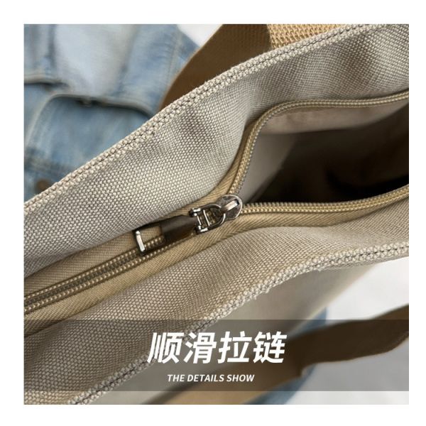 2023 custom wholesale high quality big heavy duty white canvas women bag blank plain cotton canvas tote bag with customi