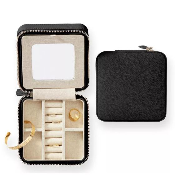 организатора коробки PU коровы дизайна случай ювелирных изделий перемещения кожаного восхитительный