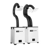 L'utilisation de soudure d'extracteur de vapeur pour absorbent les vapeurs de soudure dans la chaîne de production de soudure