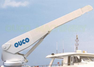 1T4M Marine Yacht Crane In Service On Board Inspected Factory During Fabrication