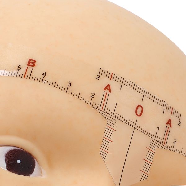 Permanent Makeup Shaping Microblading Eyebrow Ruler Sticker