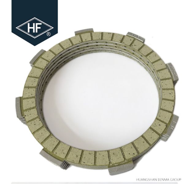 36 Oil Groove Motorcycle Clutch Plate 3.0mm Thickness 8 Teeth Yellow Color