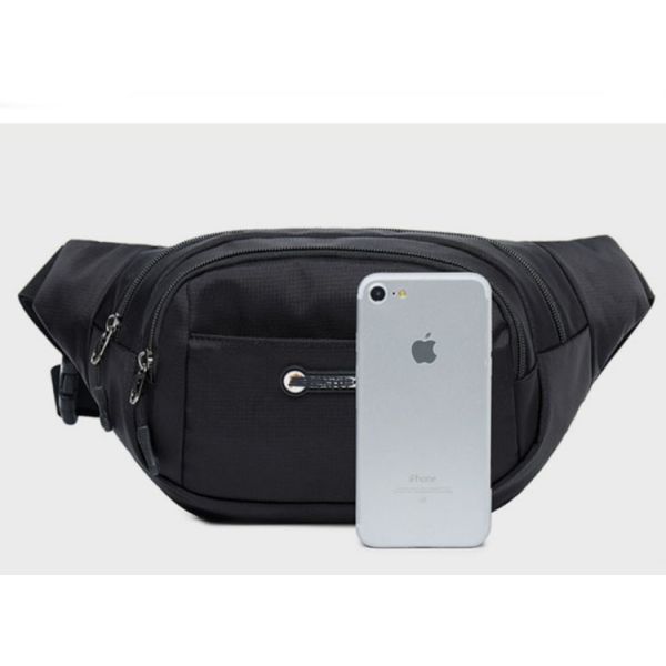 Multi-functional large-capacity outdoor sports Oxford cloth cash mobile phone waist bags