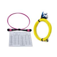 3.0mm 100G MPO perda de inserção de MPO Jumper Fiber Cable Female Connector 10m à baixa