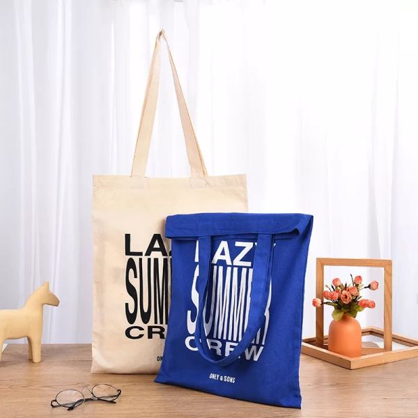 Reusable Recycle Natural Color Simple Printing Pencil Bag Customized with Performance
