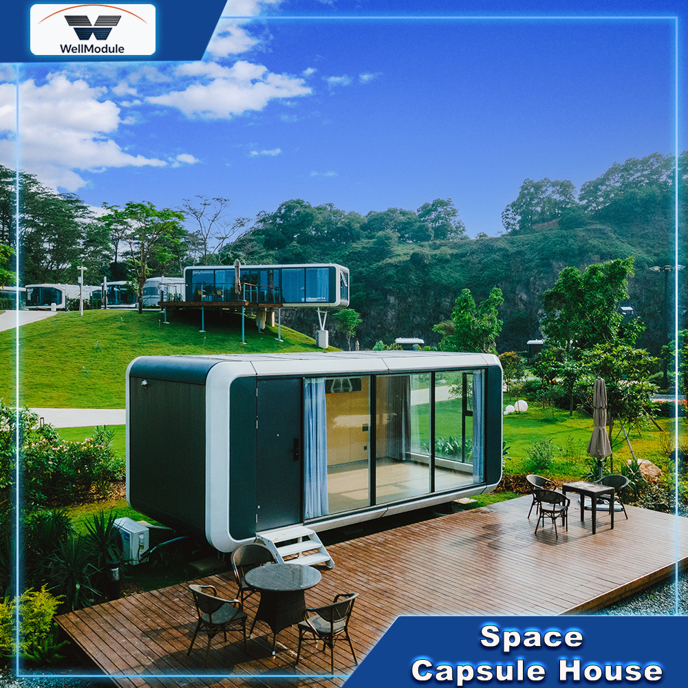 Comfortable Space Capsule House: Luxury Accommodation for Tourists