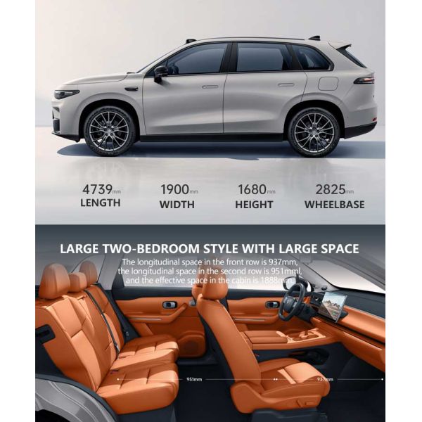 2024 Leapmotor C10 Electric SUV Maximum Power 170 231Ps and Maximum Torque 320N.m Now