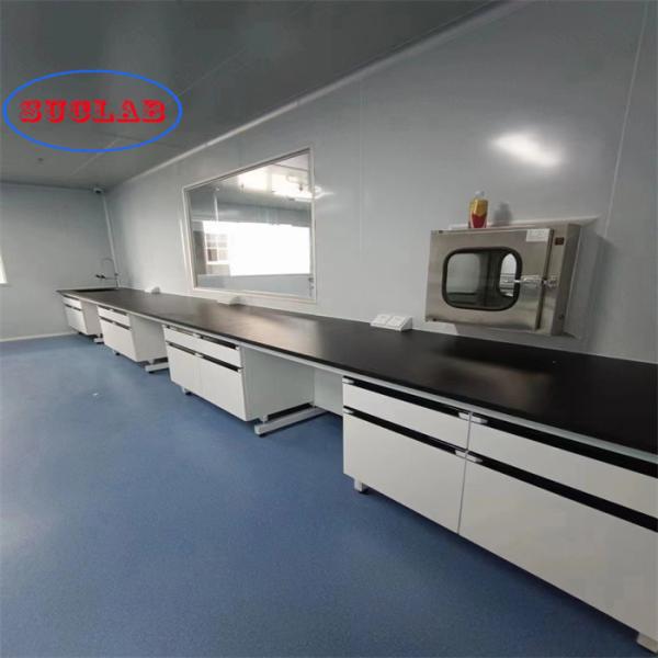 Laboratório de Química Moderna Bancada de Trabalho 2 Caixas Trabalho Mesa de Trabalho Aço inoxidável