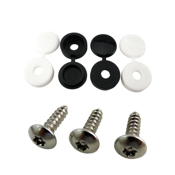 Placa de número de acero antirrobo a prueba de alteración de embrague de cabeza de seguridad de tornillos Kit para GB estándar