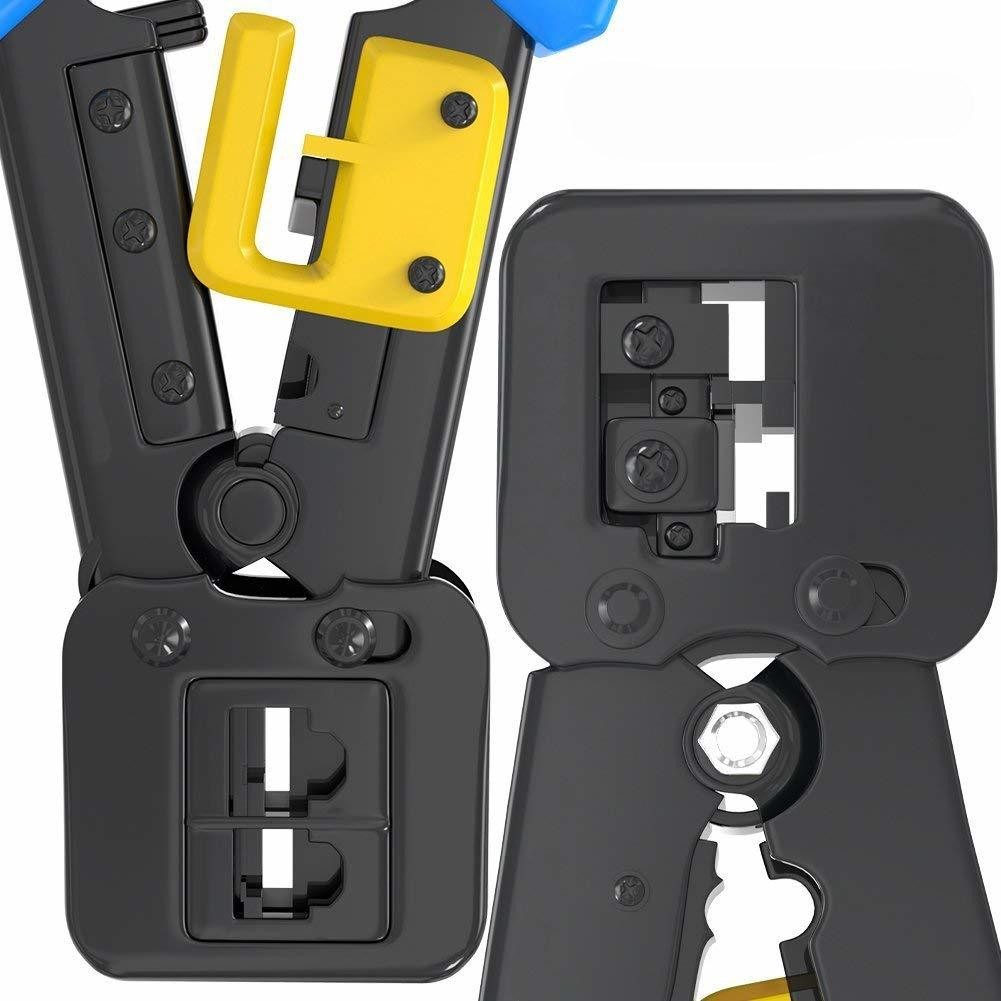 Выпуск медные трубы RJ11 RJ45 сетевые разъемы Crimper инструмент для удовлетворения клиентов