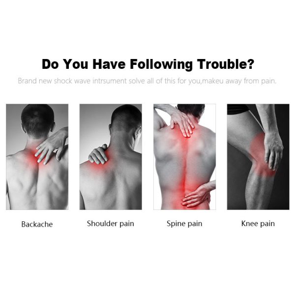 190mJ Energy Calcifying Tendinitis Of The Shoulder Treatment Shockwave Therapy Device