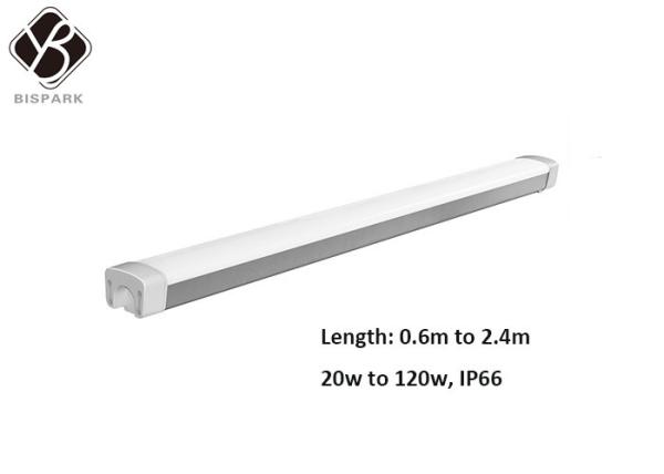 Luz de LED à prova d'água de potência 100W, luz de tubo LED à prova d'água 130LM/W de alto lúmen