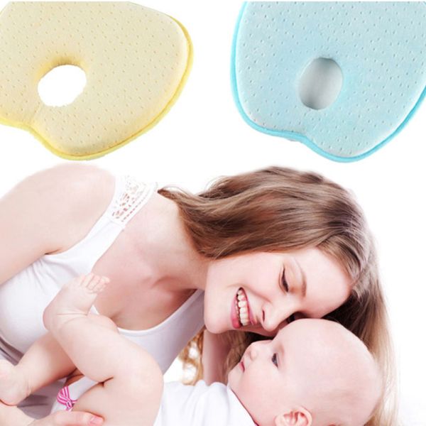 Customise Therapeutic Bed Breathable Infant Pillow / Bear Shaping Sleep Baby Flat Head Pillow