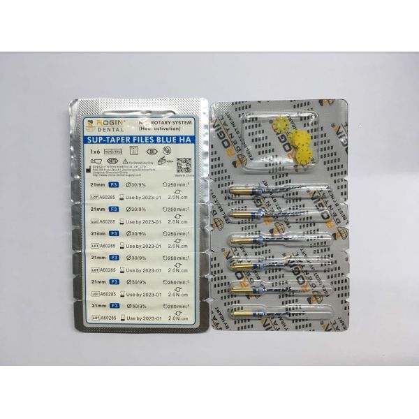 Dental Endo Files Sup-taper Files Blue Engine Use For Root Canal Treatment