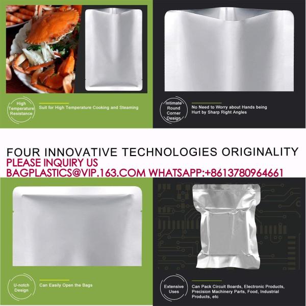 Retort Pouch Boiling Bag Plastic Food Packing Retort Pouches Aluminium Food Vacuum Bag