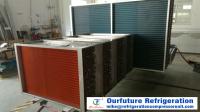 O aquecimento bonde degela o refrigerador de unidade para a sala fria com a tubulação de alumínio da aleta e do cobre