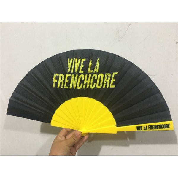 Custom Advertising Promotional Type Plastic Hand Fan Cheap Plastic PP Hand Fan