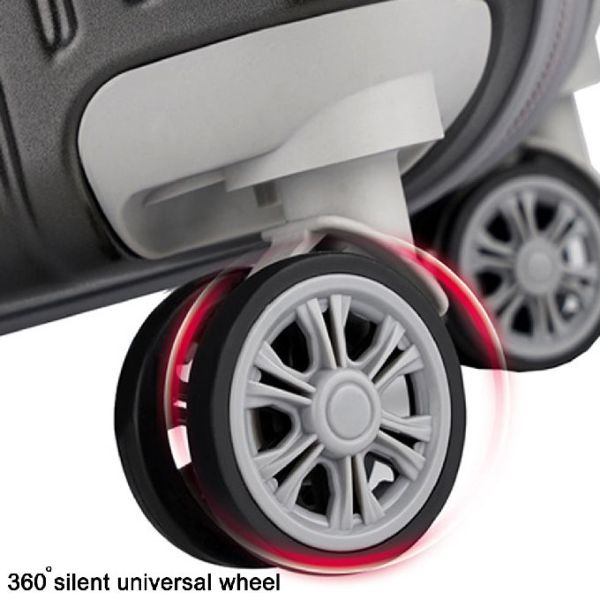 Купленный чемодан с резиновым замком для студентов