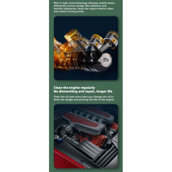 Cleaner and More Engine with Ora Engine Oil System Cleaner Three Years Expiration Date
