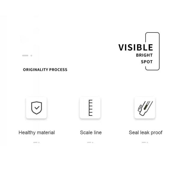Minimalist Design Style 500ml BPA-Free Borosilicate Glass Water Bottle with Time Marker