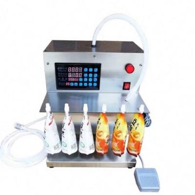 Semi Automatic Spout Pouch Juice Liquid Soybean Milk Self-supporting Bag Filling Packing Machine