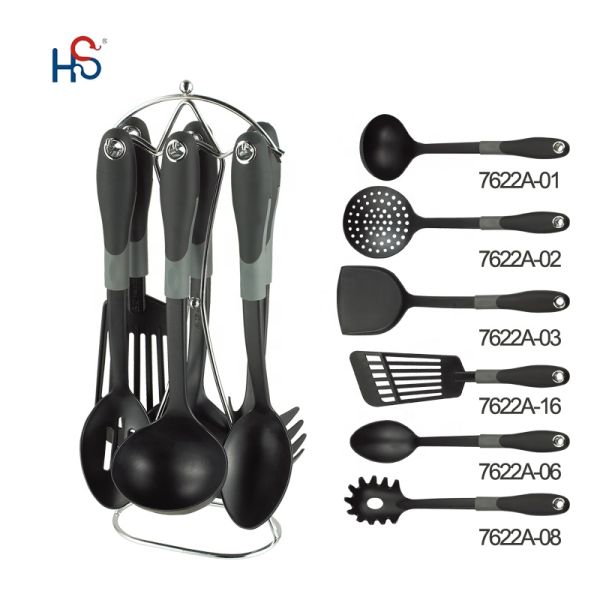 Kitchen Utensil Holder with Printing Logo Kitchen Tools And Gadgets 2023 7 Pieces