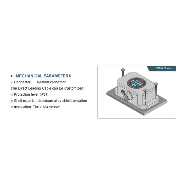 HCA510T HIGH PRECISION VOLTAGE TYPE INCLINOMETER RANGE ± 1~± 60° OPTIONAL