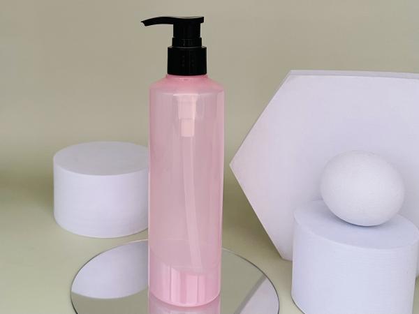 Cuidados Pessoais Industrial Popular PET rosa garrafa plástico Shampoo garrafa para condicionador de cabelo