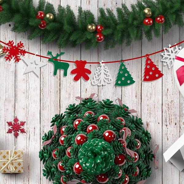 Lightweight Handcrafted Christmas Decorations , Christmas Ornament Crafts For Kids