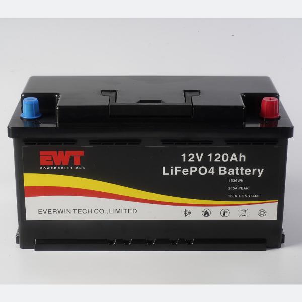 Fonte de alimentação do inversor de RV LFP 12V 120AH Bateria